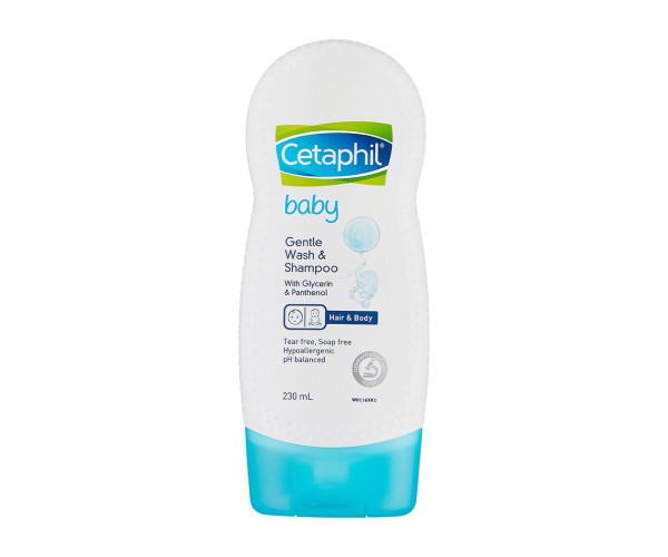 Sữa tắm và gội cho trẻ em Cetaphil Baby Gentle Wash & Shampoo (230ml)